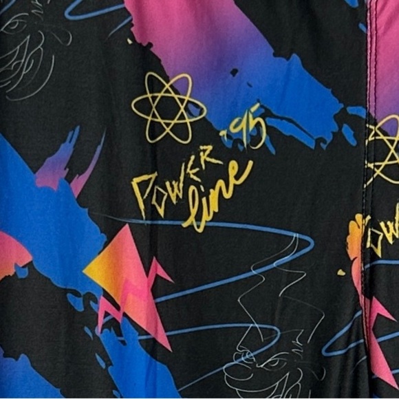 A Goofy Movie PowerLine leggings, size M, Disney, multicolor, stretch - Picture 7 of 9